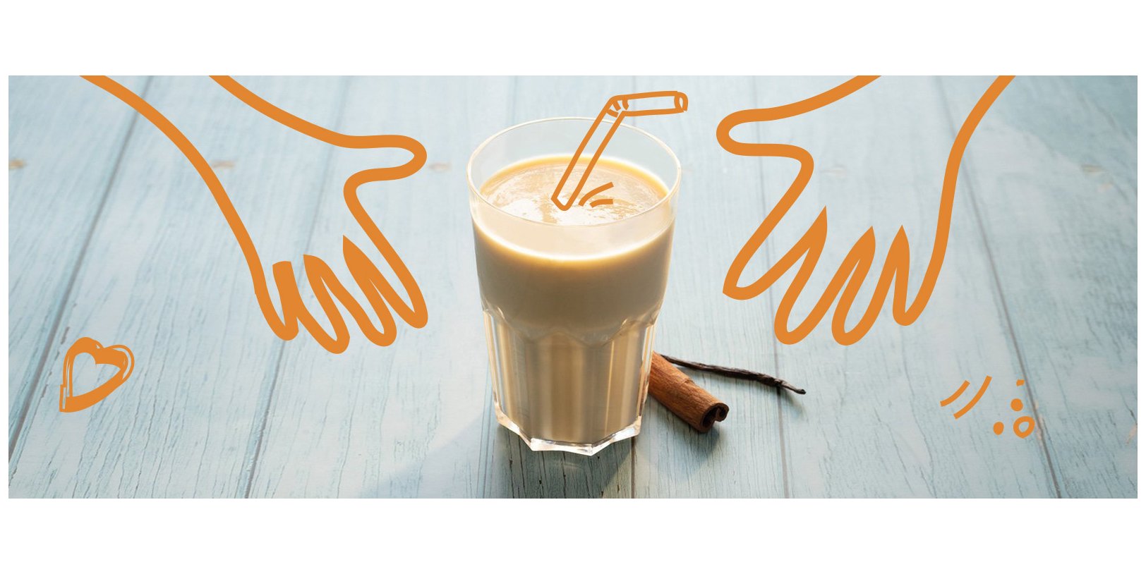 Lait onctueux à la vanille