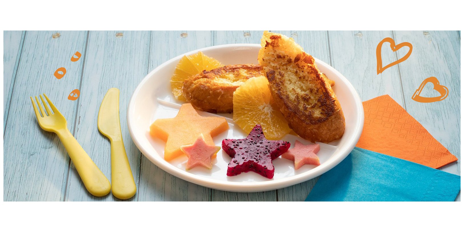 Pain perdu au miel et à l’orange