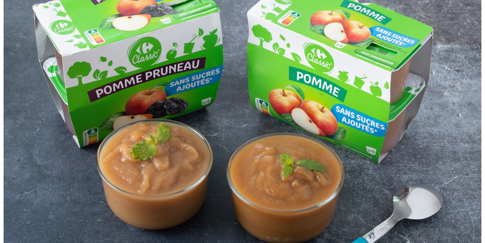 Compote de fruits Carrefour